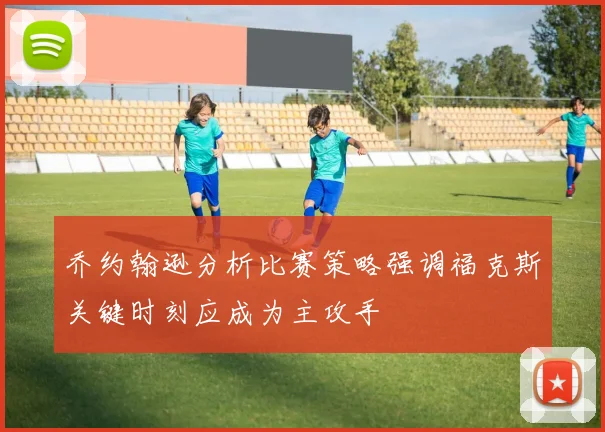 乔约翰逊分析比赛策略强调福克斯关键时刻应成为主攻手